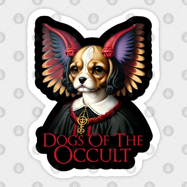 Dogs of the Occult V Sticker by chilangopride